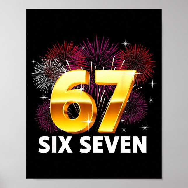 Happy New Year 2026 New Year's Eve Party 67 Six Se Poster (Framsidan)