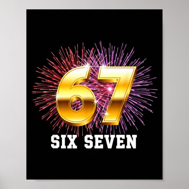 Happy New Year 2026 New Year's Eve Party 67 Six Se Poster (Framsidan)