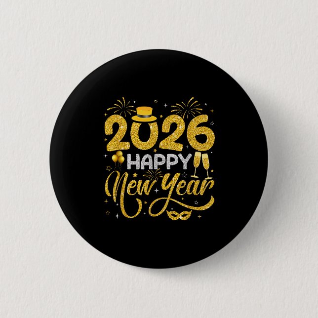 Happy New Year 2026 New Years Eve Party Countdown  Knapp (Framsida)