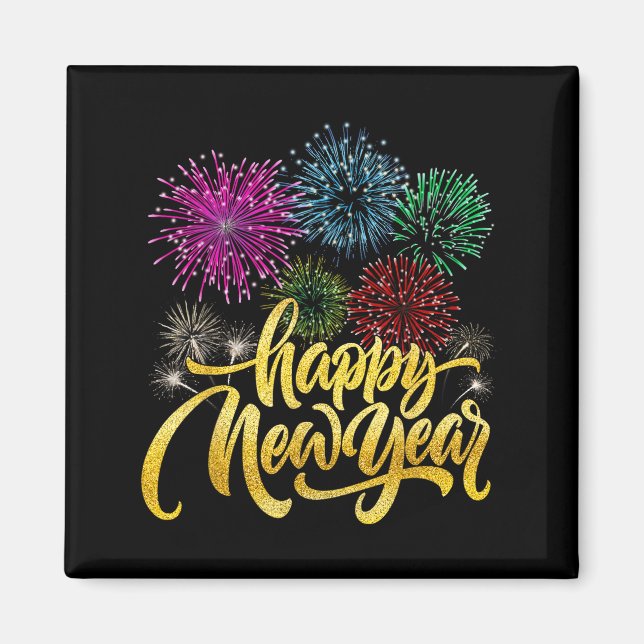 Happy New Year 2026 New Years Eve Party Countdown  Magnet (Framsidan)