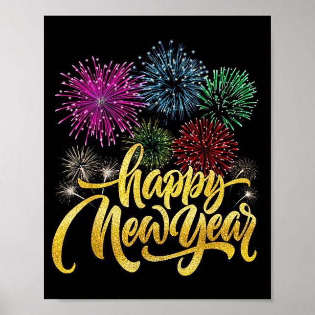 Happy New Year 2026 New Years Eve Party Countdown  Poster (Framsidan)