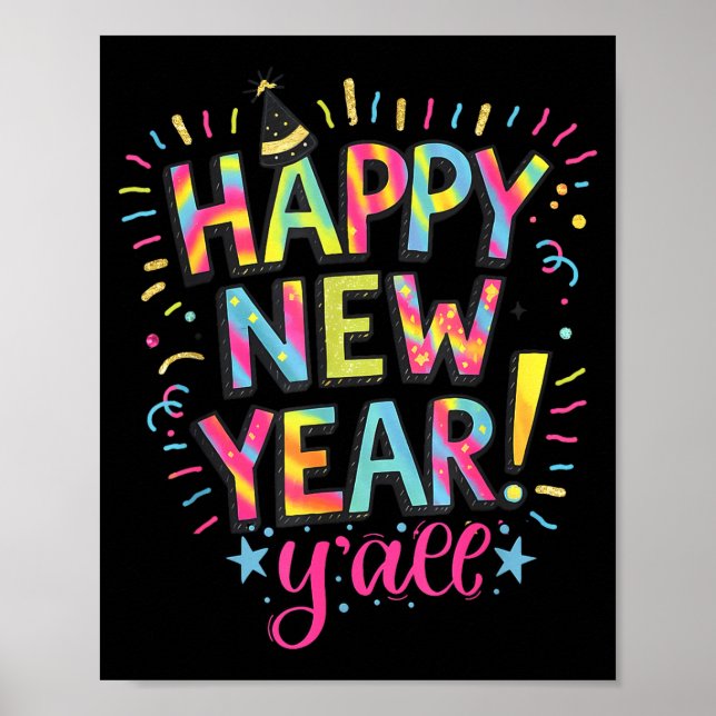 Happy New Year 2026 New Years Eve Party Countdown  Poster (Framsidan)
