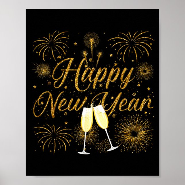 Happy New Year 2026 New Years Eve Party Countdown  Poster (Framsidan)