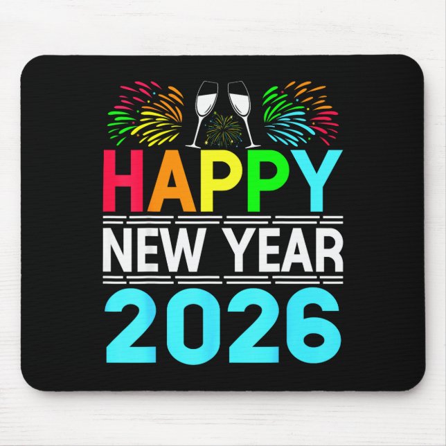 Happy New Year 2026 Nye Party - Funny New Years Ev Musmatta (Framsidan)