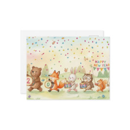 HAPPY NEW YEAR 2026 Postcard Vykort