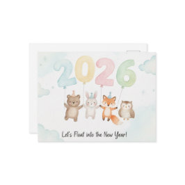 HAPPY NEW YEAR 2026 Postcard Vykort