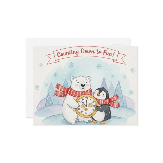 HAPPY NEW YEAR 2026 Postcard Vykort (Fram/Back In Situ)