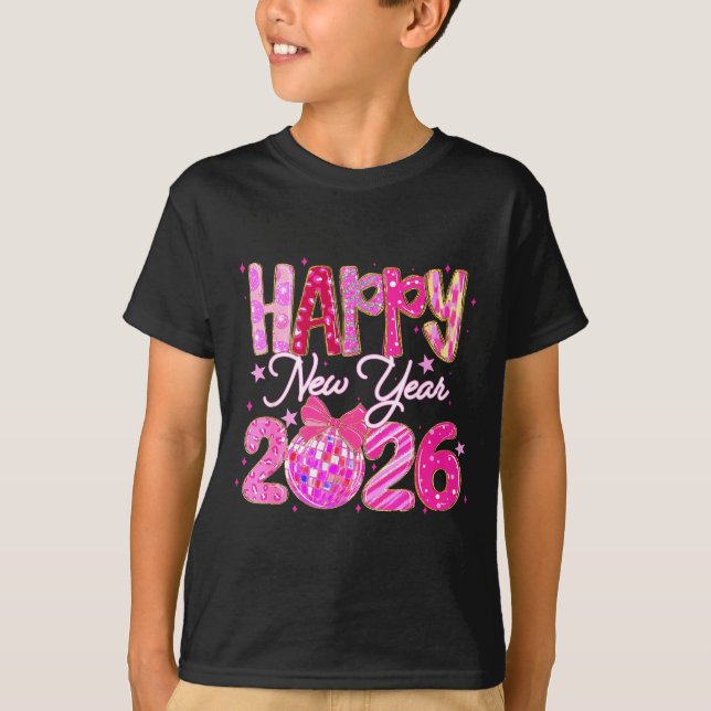 Happy New Year 2026 Preppy New Years Nk Coquette B T Shirt (Framsida)