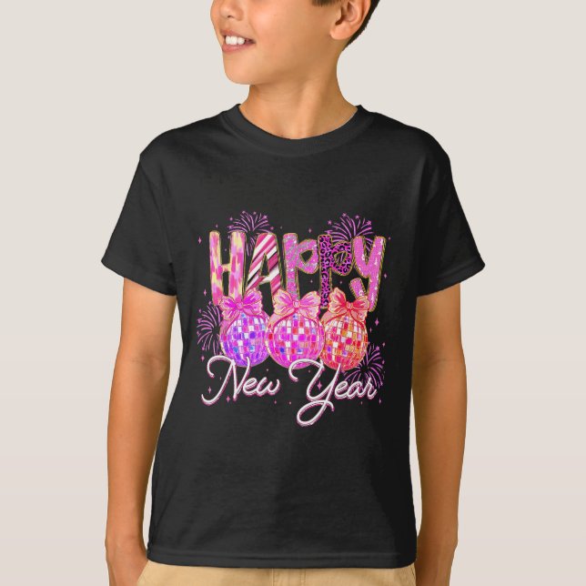 Happy New Year 2026 Preppy New Years Nk Coquette B T Shirt (Framsida)