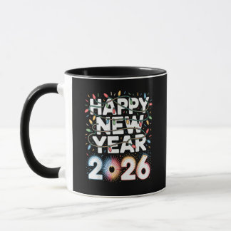 Happy New Year 2026 Sparkle Shirt for Women Mugg