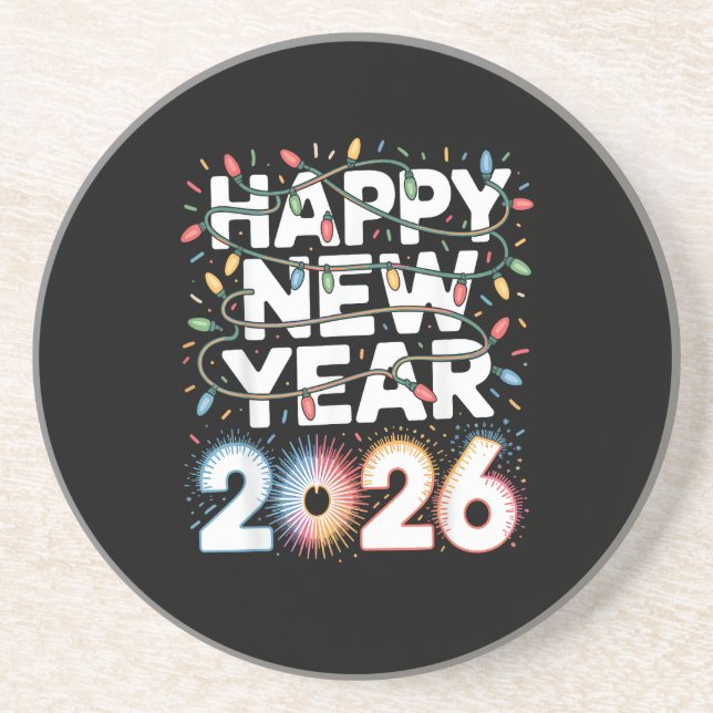 Happy New Year 2026 Sparkle Shirt for Women Underlägg (Framsidan)
