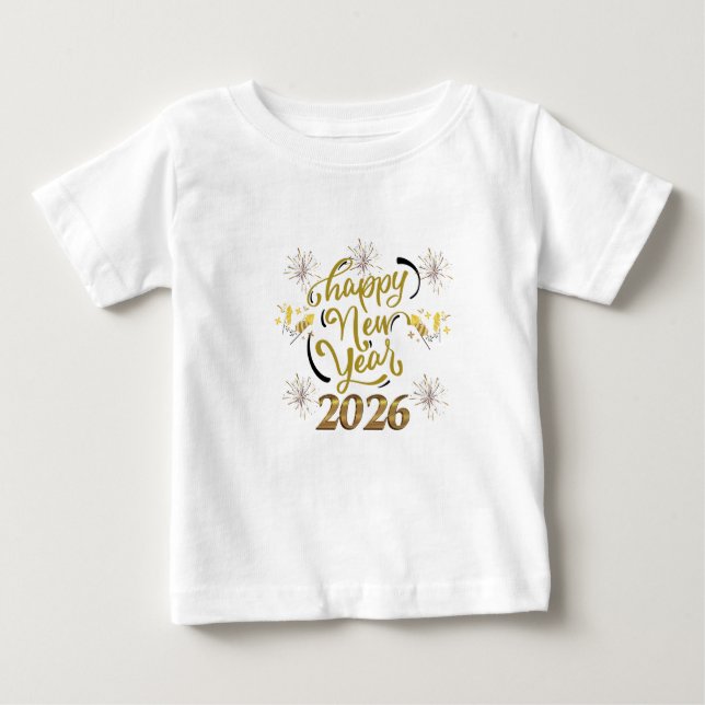 Happy New Year 2026 toddler T-Shirt (Framsida)