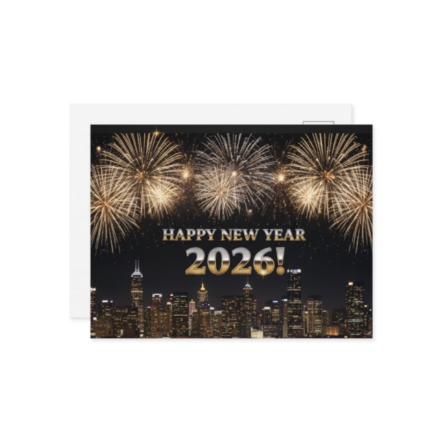 HAPPY NEW YEAR 2026  VYKORT (Fram/Back In Situ)