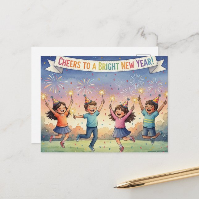 HAPPY NEW YEAR 2026  VYKORT (Fram/Back In Situ)