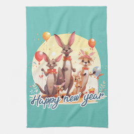 Happy new year at last kökshandduk