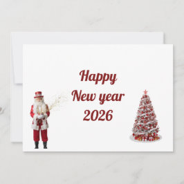 Happy New Year Card 2026 Kort