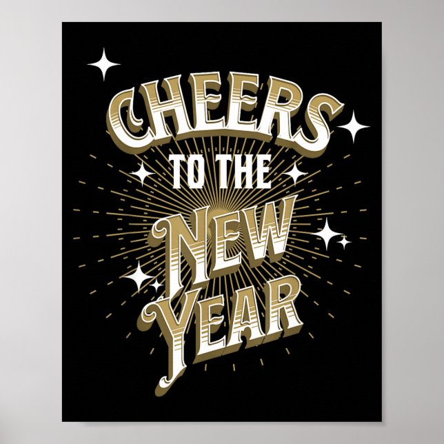 Happy New Year - Cheers To The New Year  Poster (Framsidan)