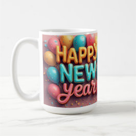 Happy New Year Coffee Mug Kaffemugg