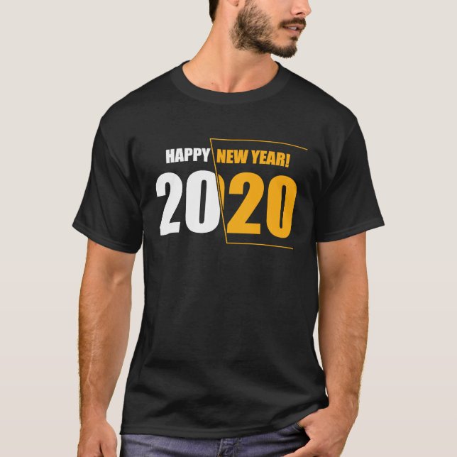 Happy New Year Eve 2020 20 and 20 Party Midnight N T Shirt (Framsida)