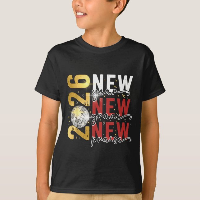 Happy New Year Eve 2026 New Year Party Hello 2026  T Shirt (Framsida)