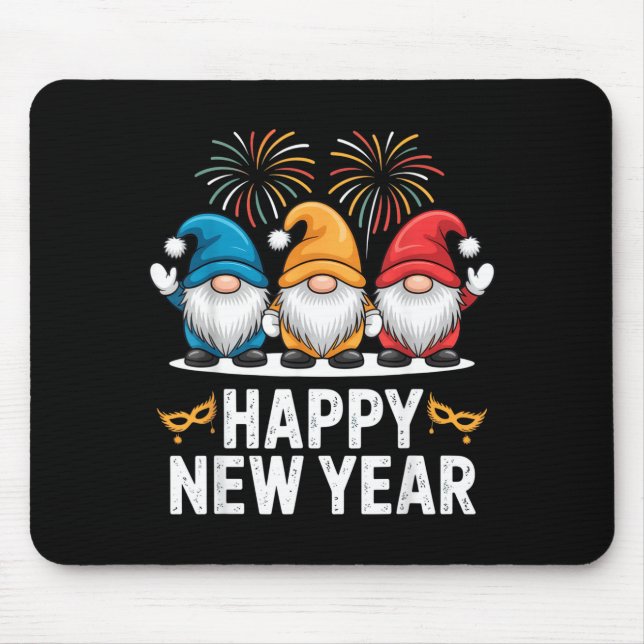 Happy New Year Gnomes For Party Lovers And Festive Musmatta (Framsidan)