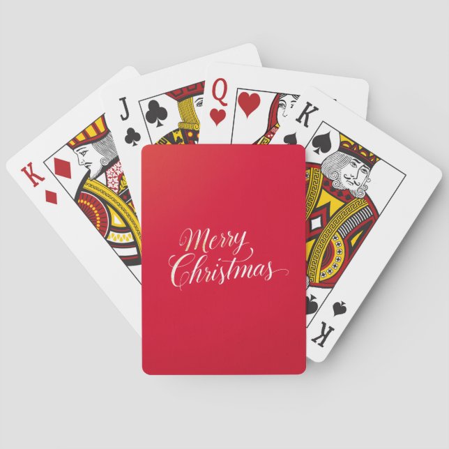 Happy New Year Merry Christmas Holiday Season Casinokort (Baksidan)