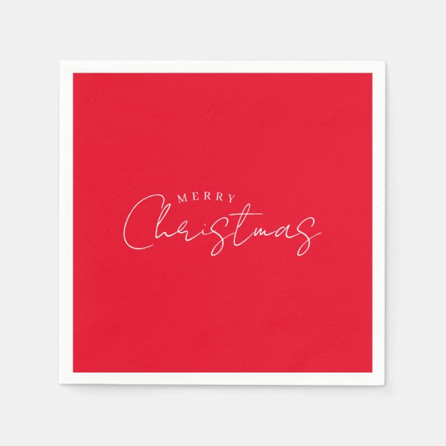 Happy New Year Merry Christmas Holiday Season Pappersservett (Framsidan)