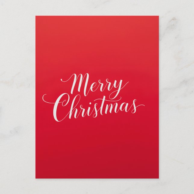 Happy New Year Merry Christmas Holiday Season Vykort (Framsida)