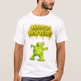 Happy New Year Mucus Monster T Shirt