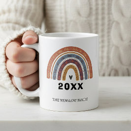 Happy New Year Mug Personalized Family Name custom Kaffemugg