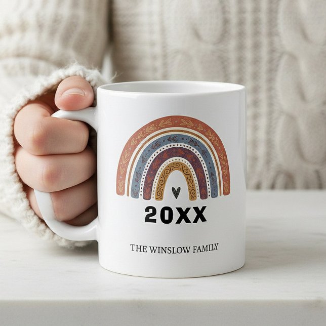 Happy New Year Mug Personalized Family Name custom Kaffemugg (Skapare uppladdad)