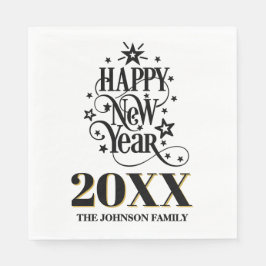 Happy New Year Pappersservett