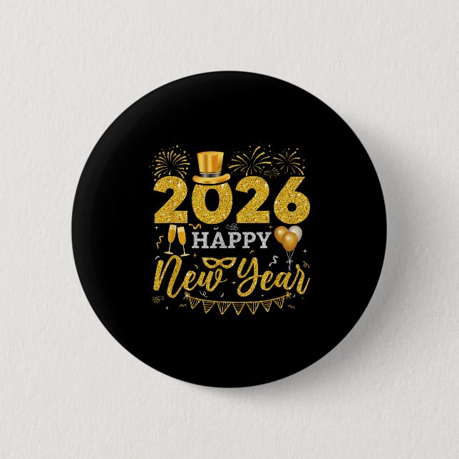 Happy New Year Party 2026 Ballon Family Matching M Knapp (Framsida)