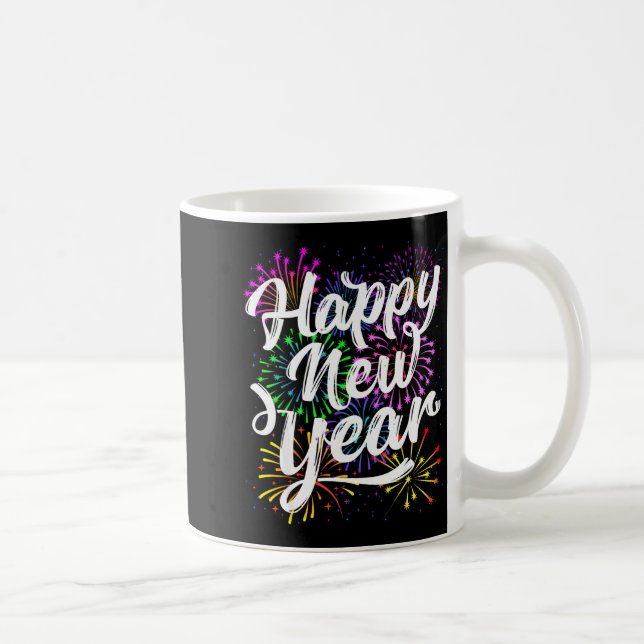 Happy New Year Party Supplies 2026 Family Matching Kaffemugg (Höger)
