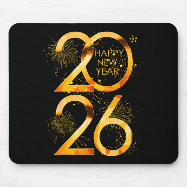Happy New Year Party Supplies 2026 Family Matching Musmatta (Framsidan)