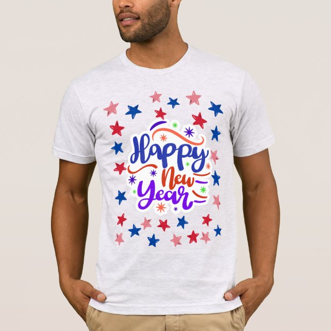 Happy new year t shirt (Framsida)