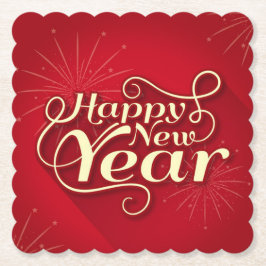 Happy New Year Underlägg Papper
