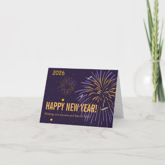 Happy New Year– Wishing You Success and Love Kort