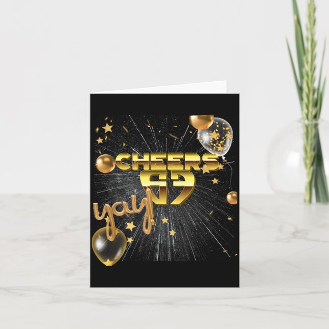 Happy New Year With A 6 7 Zoomer Meme Vibe. 2026 C Kort (Framsida)