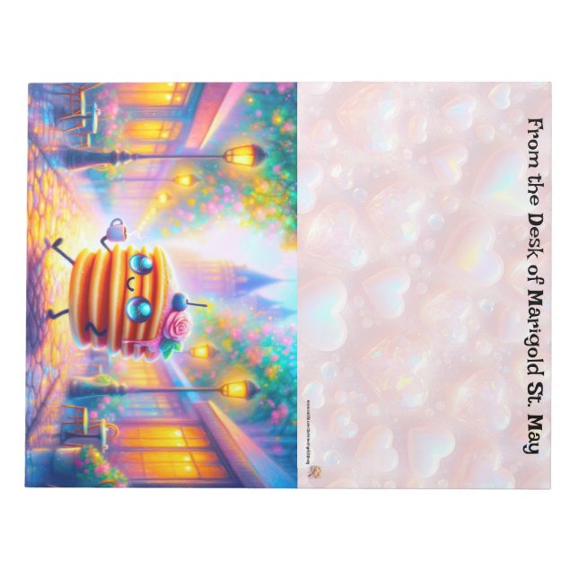 Happy Pancake Notepad Anteckningsblock (Framsida)