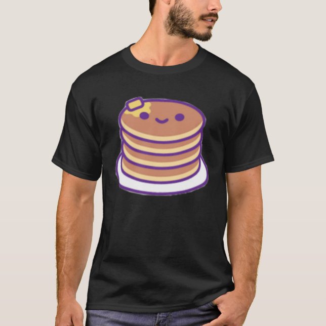 Happy Pancakes T Shirt (Framsida)