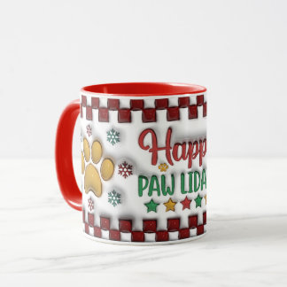 Happy Pawlidays Mug Mugg
