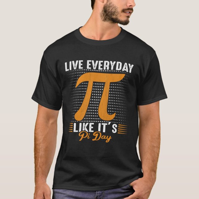 Happy Pi Day 3,14 Pi Number Pi Symbol Math Science T Shirt (Framsida)