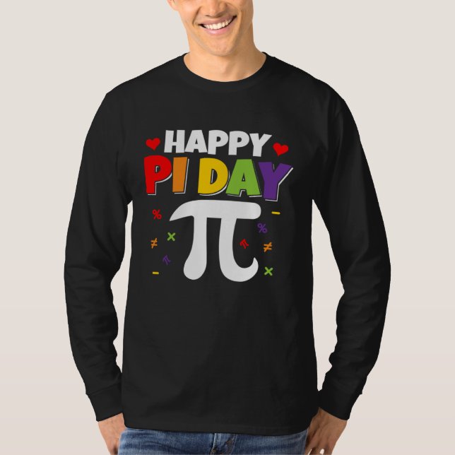 Happy Pi Day Math Teachers Student Professor Pi Da T Shirt (Framsida)