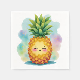 Happy Pineapple Napkins Pappersservett