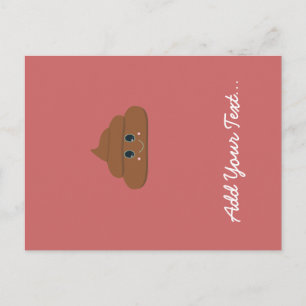 Happy poo vykort