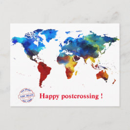 Happy postcrossing! vykort