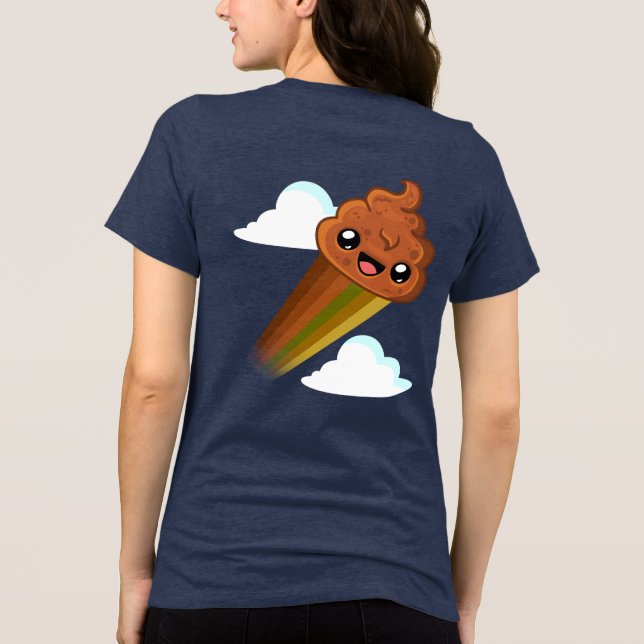 Happy "Pudding" with Boost Back Print - Happy Jump T Shirt (Baksida)