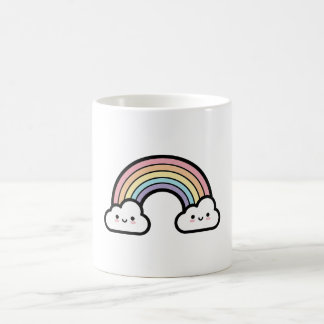 Happy Rainbow – Cute Kawaii Illustration Kaffemugg