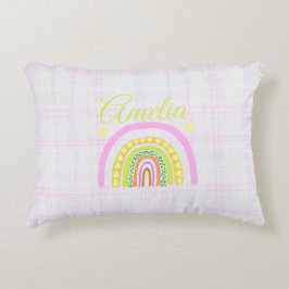 Happy Rainbow 'Now That You're In The World' Prydnadskudde